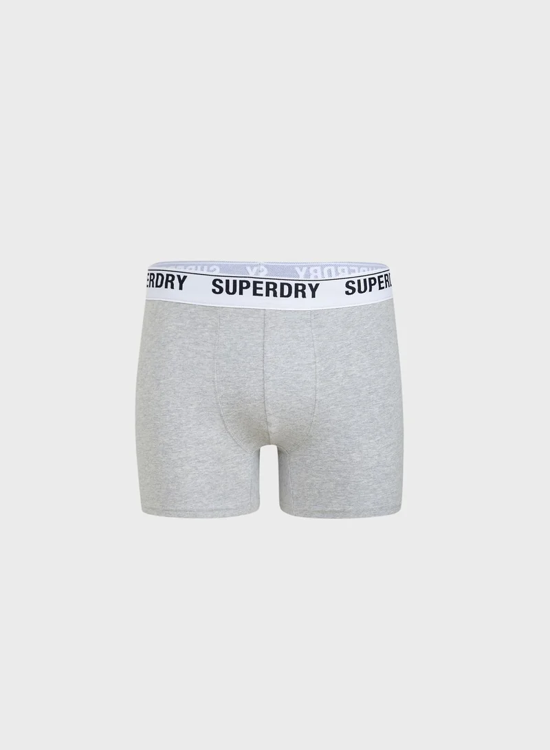Superdry 3 Pack Logo Band Boxers