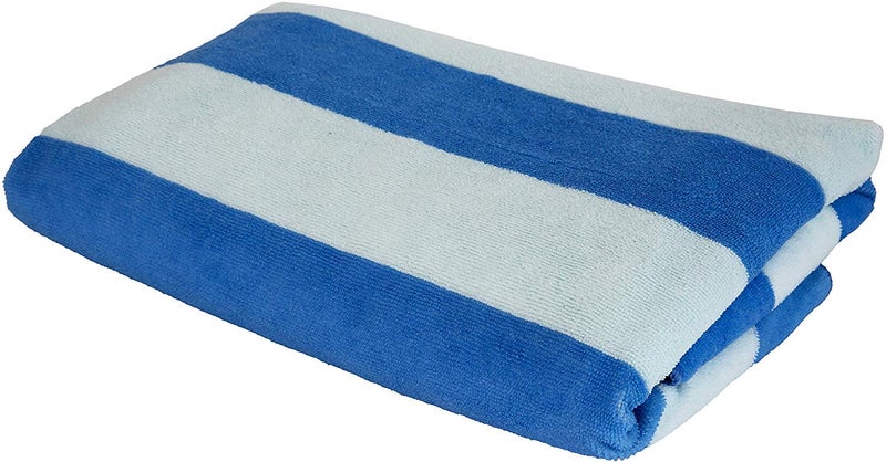 AMZ Large Beach & Pool Towel - 30"x60" Oversized Cabana Stripe, Hotel Quality-Luxuriously Soft, Absorbent & Plush Towel - Image 4