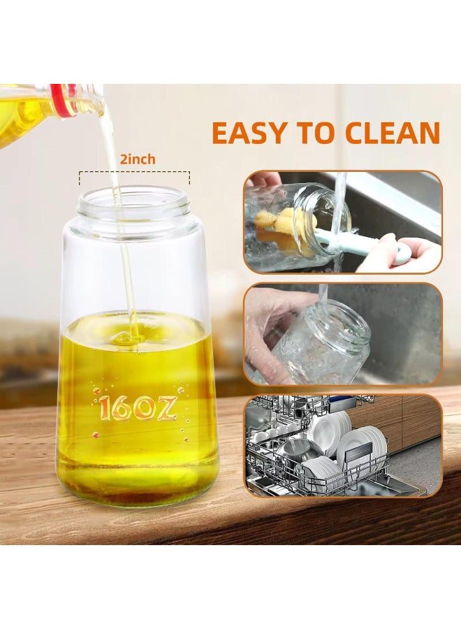 مجموعة من 3، موزع زيت زجاجي 2 في 1 سعة 470 مل - زجاجة رش وسكب لمقلاة الهواء والسلطة والقلي والشواء - أداة مطبخ مانعة للتسرب لزيت الزيتون والخل. مثالية للطهاة المنزليين أو المطاعم. & موزع زيت زجاجي 2 في 1 470 مل - زجاجة رش وسكب للمقلاة الهوائية والسلطة والقلي والشواء - أداة مطبخ مانعة للتسرب لزيت الزيتون والخل. مثالية للطهاة المنزليين أو المطاعم. & موزع زيت زجاجي 2 في 1 470 مل - زجاجة رش وسكب للمقلاة الهوائية والسلطة والقلي والشواء - أداة مطبخ مانعة للتسرب لزيت الزيتون والخل. مثالية للطهاة المنزليين أو المطاعم - Image 5