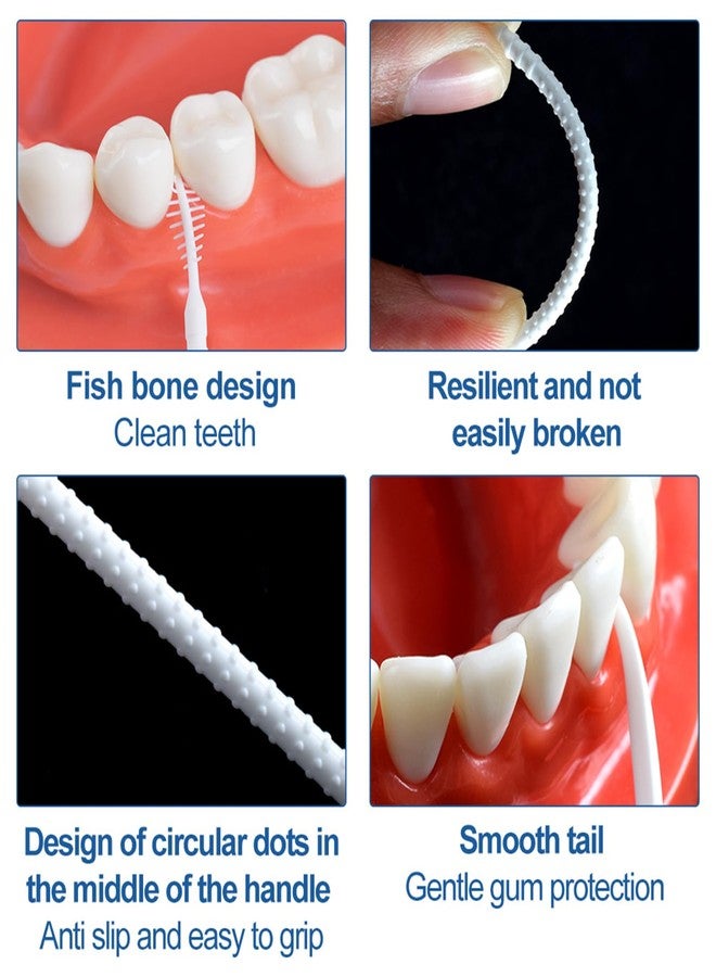 Fawnmum Super Deer 300Count Brushpicks Interdental Toothpicks,Soft Bristle Dental Floss Picks Toothpicks,Helps Removes Plaque and Debris Between Your Teeth (1) - Image 4