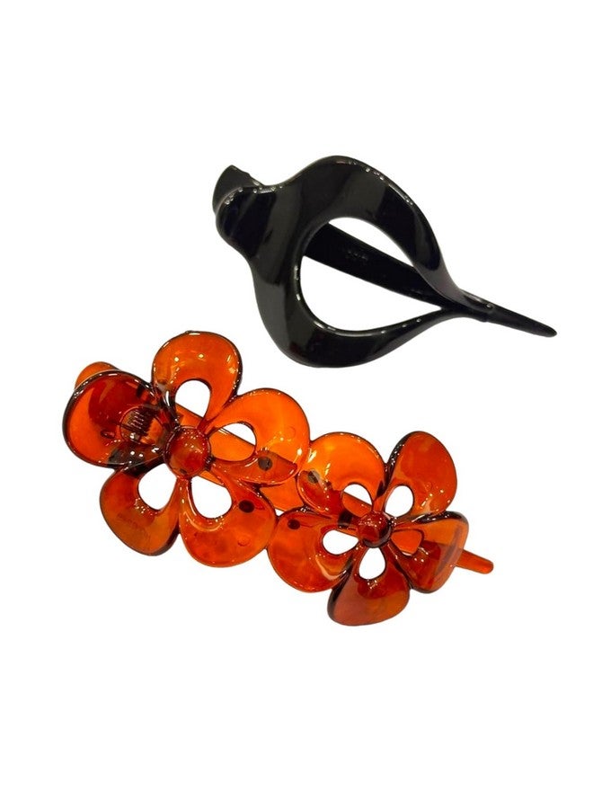 BIG BOX -2 Pieces Clips, Oval Clips, Frosted Clips, Glossy Clips, French Concord Hair Barrettes，for Updo，Women， Girls， Thick Hair - Image 3