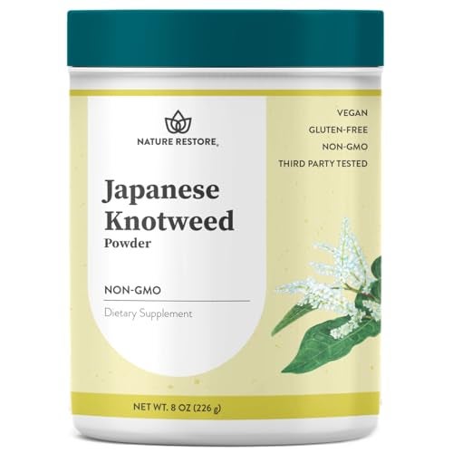 Nature Restore Japanese Knotweed Powder, 8 Ounce, Natural Trans-resveratrol, Non GMO, Gluten Free, Also Known as Polygonum Cuspidatum - Image 1