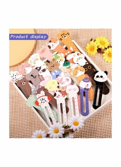Y&D 30 Pcs Bookmarks for Children Cute Animal Paper with Ruler Children Kids Boys Girls Book Maker Student  - Image 3