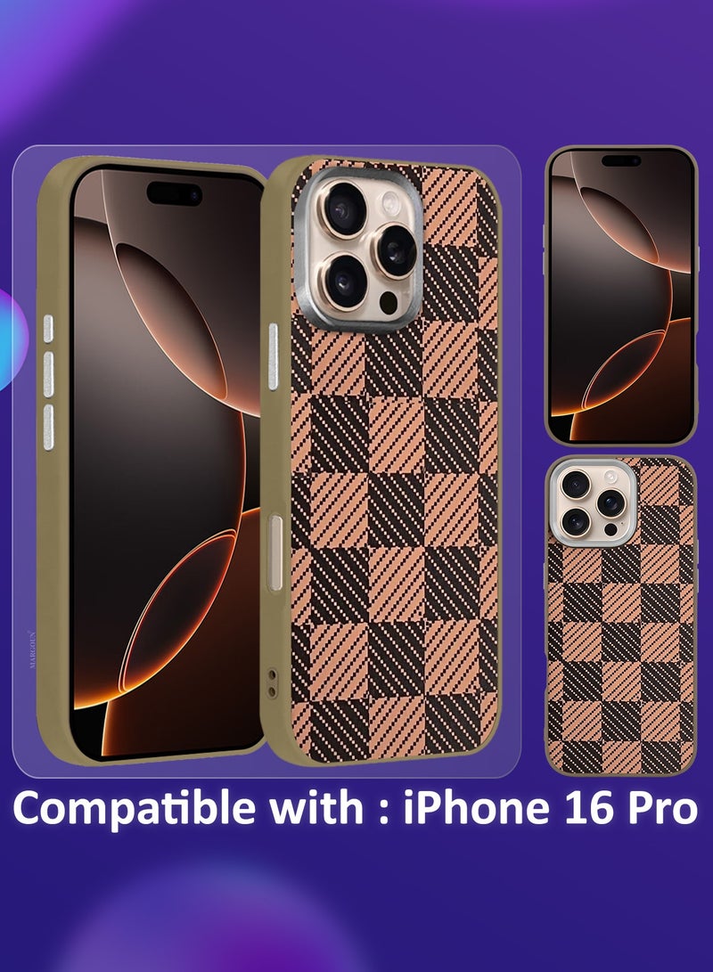 CATANES Hard Silicone Protective Case Cover for iPhone 16 Pro - Classic Plaid - Image 5