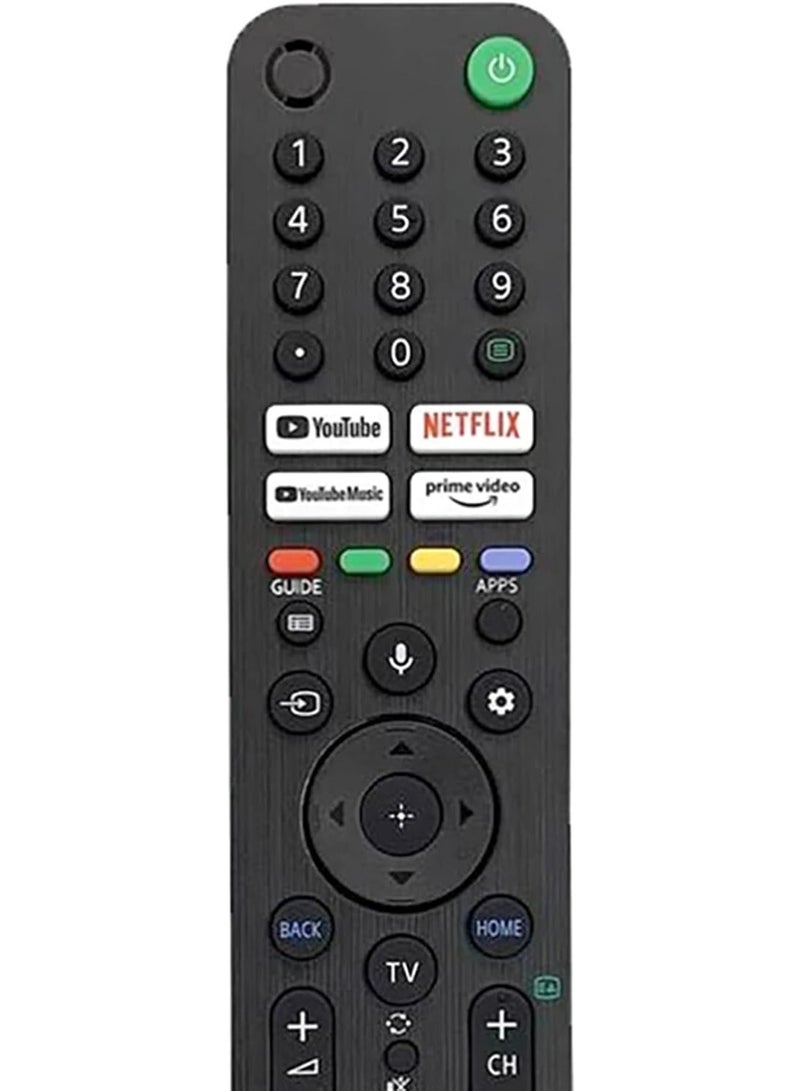 PopZa Voice Remote Control RMF-TX520P for Sony Smart TV KD-43X85J KD-55X80J XR-55A80J XR-65A80J XR-50X90J with battery - Image 3