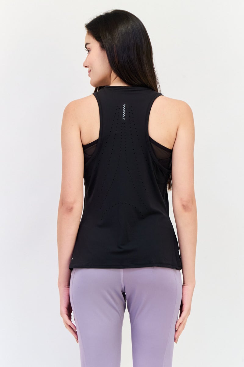 PUMA تي شيرت تدريب بلا أكمام للنساء، أسود - Image 2