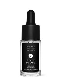 Pestle & Mortar Glow Drops - Sunless Self-Tan with Hyaluronic Acid. Customisable Self Tanner- For Men & Women,15ml  - Image 1
