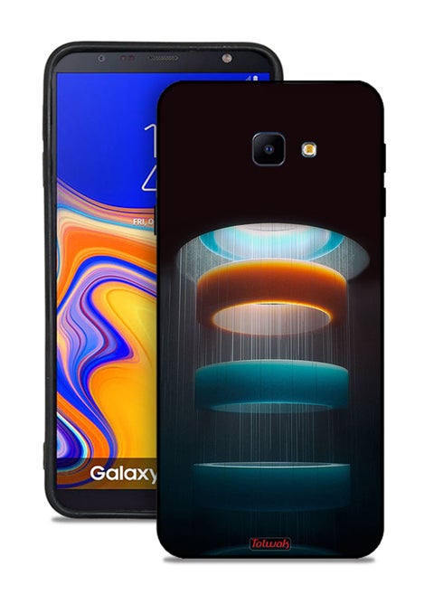 Samsung Galaxy J4 Plus Protective Case Cover Rings Art Pattern