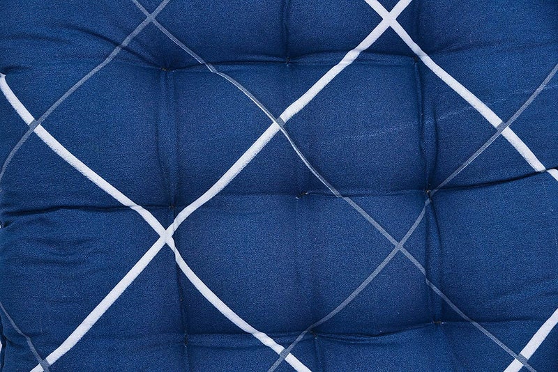 RRC Microfiber Cotton Chair Pads with Four Corner Ties 16x16(Inches) 41X41(CM) Square, Pack of 2 | Extra-Comfortable & Soft Seat Cushions | Ergonomic Pillows for Rocking - Image 4