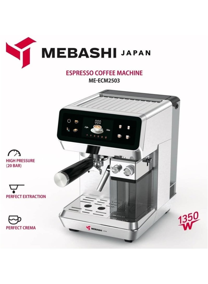 MEBASHI COFFEE MAKER WITH MILK ME-ECM2503