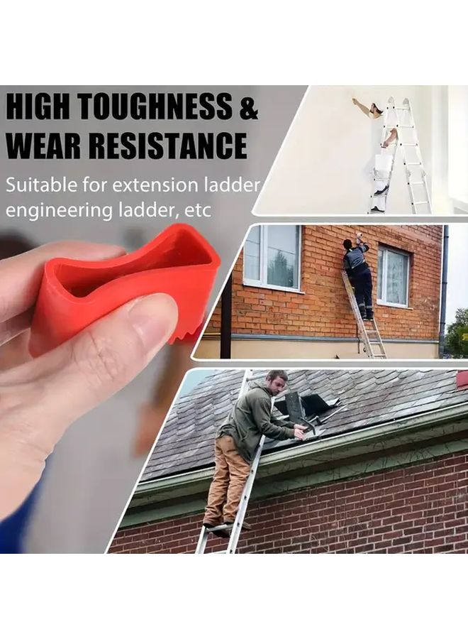 2pcs Thickened Wear Resistant Rubber Ladder Foot Pads Anti Slip Floor Protectors - Image 5