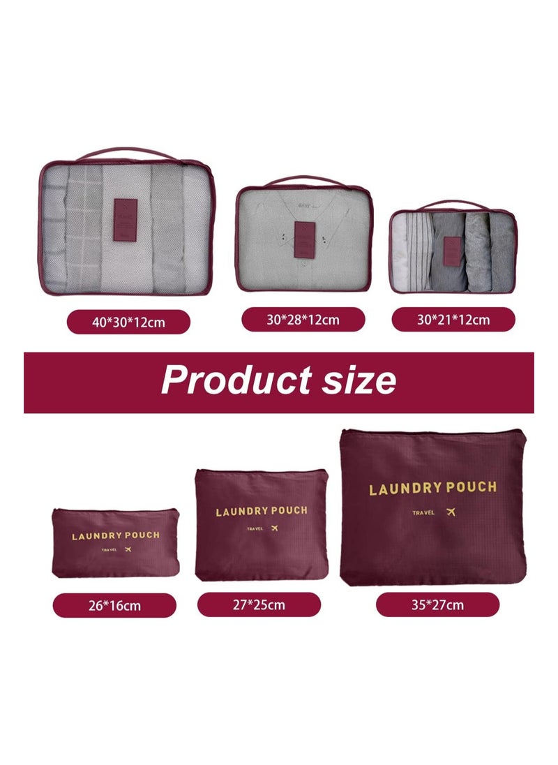 Generic - 6-Piece Multi-Purpose Organizer Set with Laundry Pouch - Travel & Home Storage Solution - Image 1