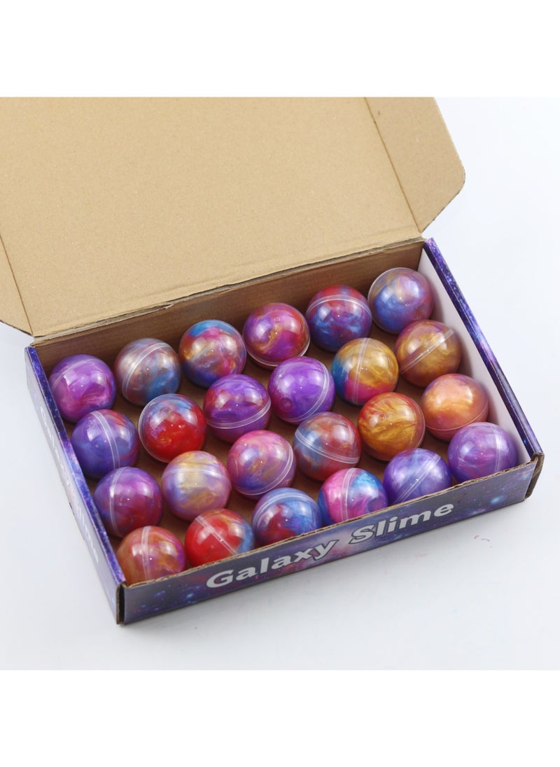 FLYHSO - Slime Party Favors 36 Pack Galaxy Slime Ball Stretchy Non-Sticky Mess-Free Stress Relief and Safe for Girls and Boys Classroom Reward - Image 1