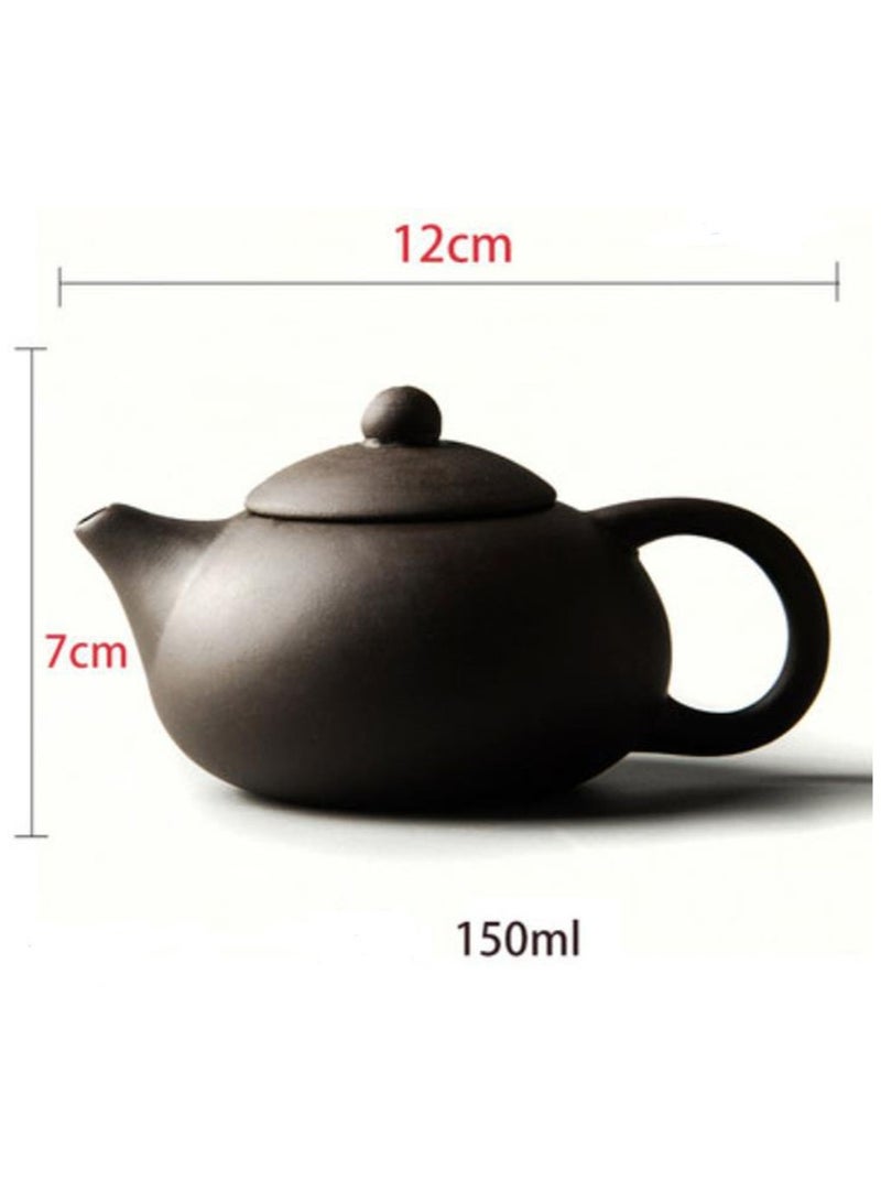 Jingke Zisha Teapot China Yixing Xishi Teapot Kung Fu Tea Set Exquisite Ceramic Tea Set, Purple Sand 150ml - Image 2