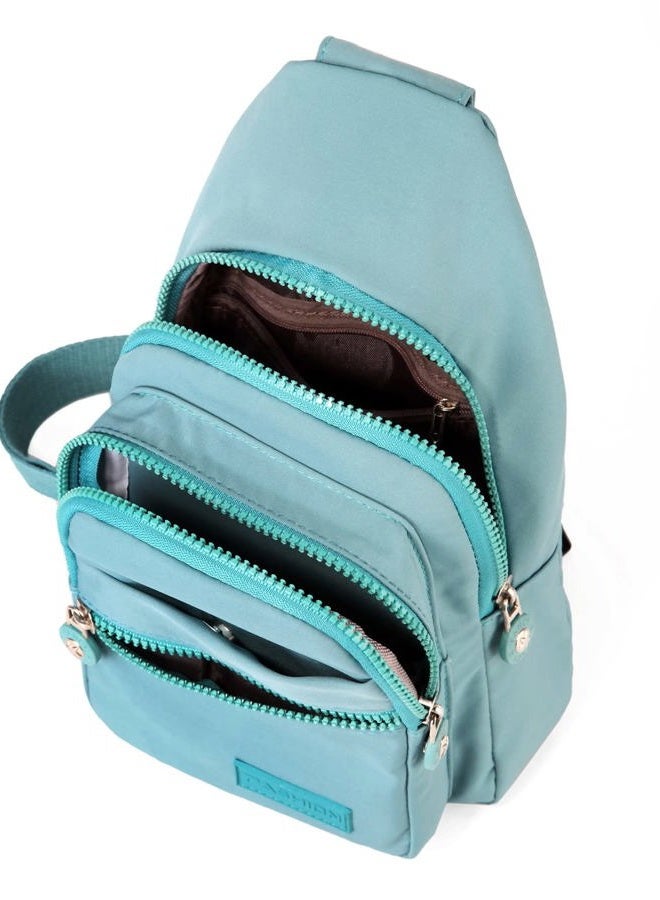 EVANCARY Small Sling Bag for Women Men, Sling Backpack Chest Daypack Crossbody Bag for Travel Outdoor Hiking, Green, Small, Daypack Backpacks - Image 3