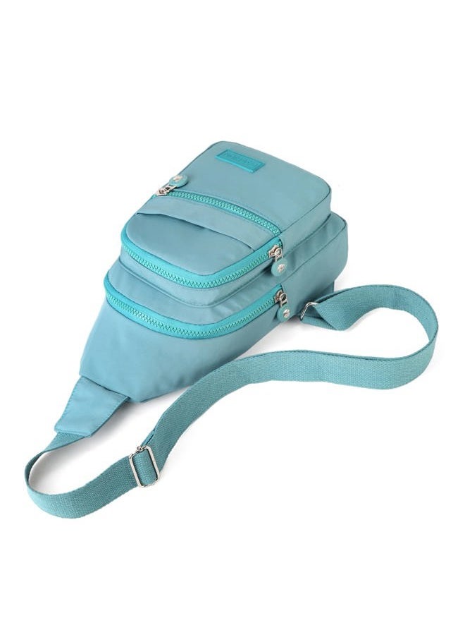 EVANCARY Small Sling Bag for Women Men, Sling Backpack Chest Daypack Crossbody Bag for Travel Outdoor Hiking, Green, Small, Daypack Backpacks - Image 4