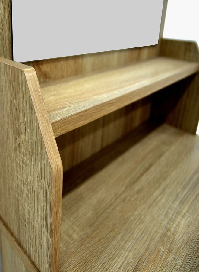 Home Box Oasis 3-Piece 1-Drawer 1-Door Tall Dresser Set With Mirror And Stool 60 x 180 x 41.5 cm - Image 4