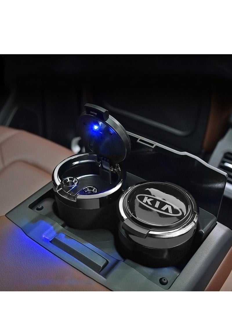 KIA Car Ashtray With Led Lights With Cover Creative Covered K I A - 1 PC  - Image 5