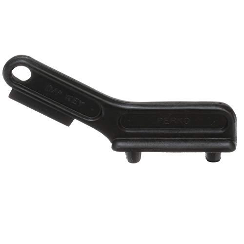 Seachoice Deck Plate Key, Black, Polycarb, 3-3/8 In., Fits Most Fuel, Gas & Water Tank Deck Fill Caps - Image 1