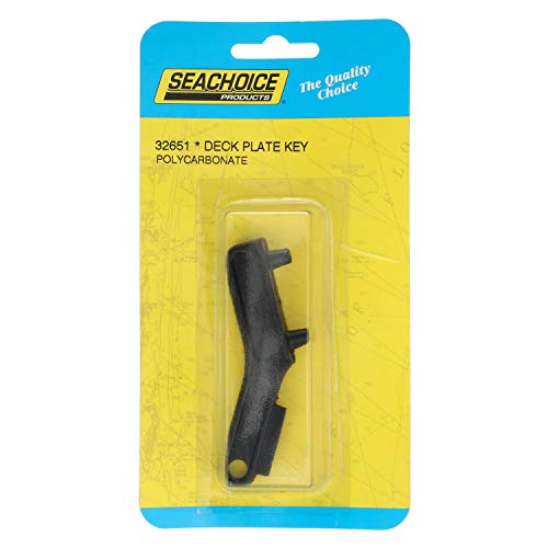 Seachoice Deck Plate Key, Black, Polycarb, 3-3/8 In., Fits Most Fuel, Gas & Water Tank Deck Fill Caps - Image 4