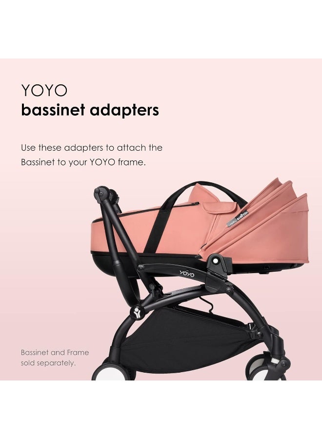 BABYZEN YOYO Bassinet Adapter V2 â€“ Compatible with YOYOÂ² & YOYO+ Stroller, Easy Attachment for Secure Bassinet Installation â€“ Black - Image 2