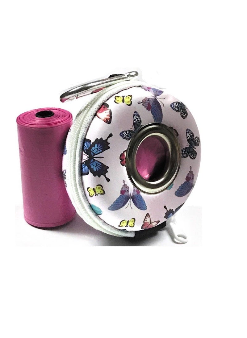 LuQu Luqu Nappy Disposable Bags Dispenser And 2 Refill Purse Pink 