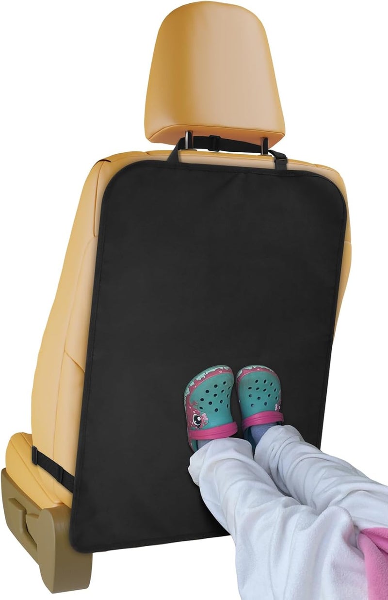 Homakover Heavy Duty Kick Mats Back Seat Protectors for Kids XLarge Durable Car Back Seat Cover Waterproof Sag Proof Kick Mats Back Seat Protector for Vehicles Protect from Dirt Mud  Scratches XLarge - Image 1