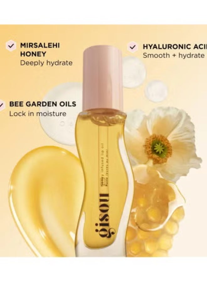 Gisou Lip Gloss & Moisturizer 8ml - Honey - Image 2