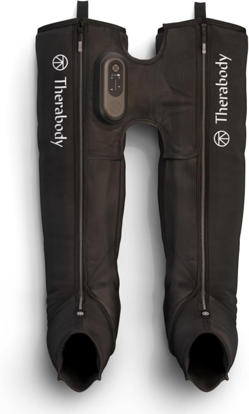 Theragun Therabody JetBoots Prime  UltraPortable Wireless Compression Boots for Easy Leg Muscle Recovery  Calf Leg  Thigh Compression Sleeve with Customizable Treatments Regular - Image 1
