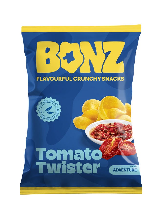 BONZ Flavourful Crunchy Snacks Tomato Twister- 40/50 grams 