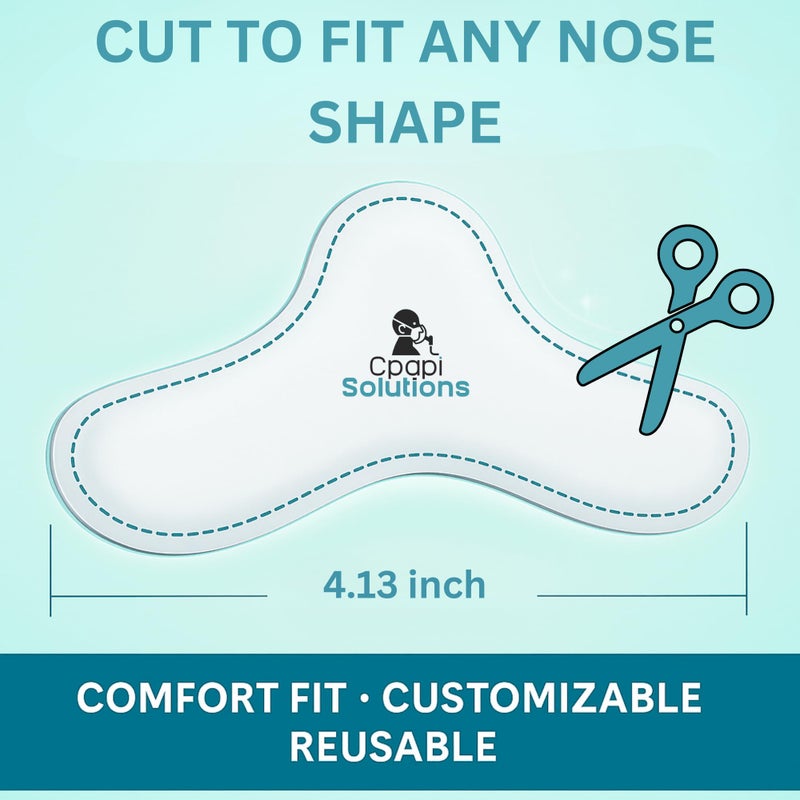 CPAPi Solutions CPAP Gel Nose Pads 10 Pack by CPAPi Solutions â€“ Soft Cushion for CPAP Mask Comfort â€“ Helps Prevent Irritation, Redness & Pressure Marks (10 Pack) - Image 3