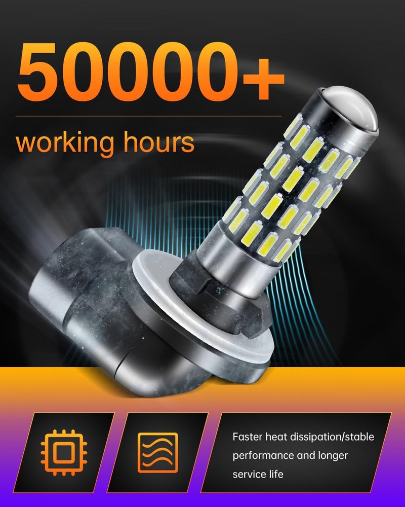 LUYED 881 LED Bulbs - 2000 Lumens Xenon White - Image 4