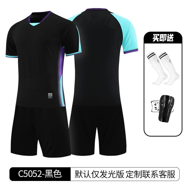 Children'S Football Game Campus Sports Team Uniform Suit Toddler Football Shirt Jersey Quick-Drying Training Suit - Image 1