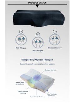 Advanced Medical Memory Foam Spine Pain Prevention for Neck Shoulder Pain Prevention - Gray - pzsku/Z80470174A114DCCD4382Z/45/_/1701265540/72431109-b7a8-49f7-a1ee-1b681b636cc4