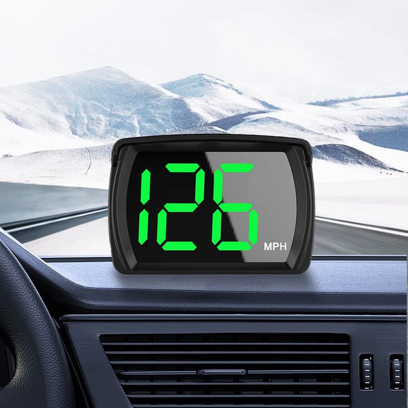 عداد سرعة VJOYCAR G20 الجديد للسيارة مع عرض HUD GPS، مقياس سرعة رقمي عالمي بوحدة MPH للسيارات والشاحنات والدراجات النارية ومركبات ATV وسيارات الدفع الرباعي والشاحنات الصغيرة والدراجات البخارية وعربات الغولف - Image 1