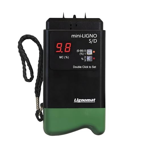 Lignomat Mini-Ligno S/D - Pin Moisture Meter - Mold Detector & Tester for Construction, Maintenance, Flooring, Water Damage - Humidity Detection & Moisture Meter for Wood, Wall, Drywall & Firewood - Image 1