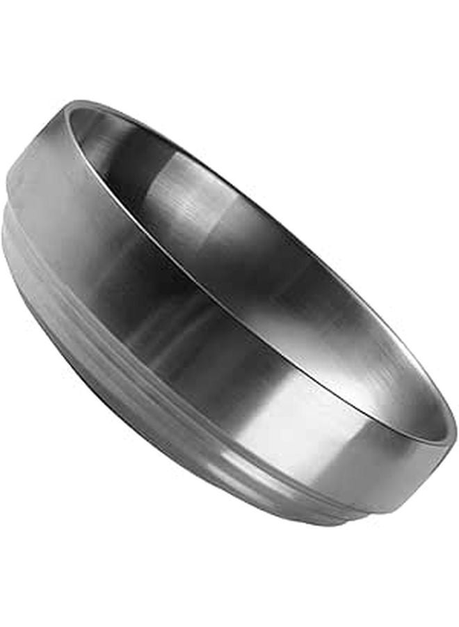 Stainless Steel Salad Bowl Multipurpose Kitchenware for Noodles Soups Easy Clean Silver - Image 1