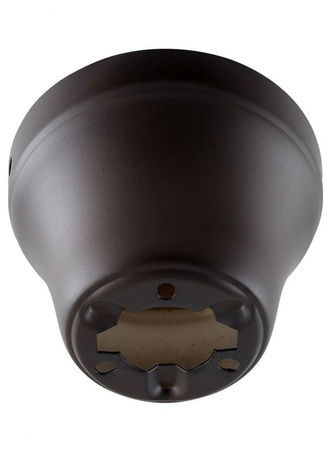 QUORUM Hugger - Fan Ceiling Adapter in style - 5 inches wide by 2.25 inches high-Oiled Bronze Finish - Image 3