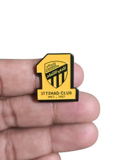 Generic 2 Pieces Hard Sticker for Mobile or Any Smooth Surface and Laptop Ittihad Club Jersey Shaped and Ittihad Symbol  - Image 4