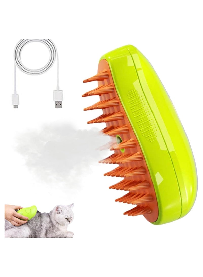 فرشاة البخار الأصلية للقطط مع لعبة القفز المرحة للحيوانات الأليفة، فرشاة الحيوانات الأليفة المشبع بالبخار، فرشاة البخار للقطط والكلاب، فرشاة بخار شعر الحيوانات الأليفة متعددة الوظائف - Image 2