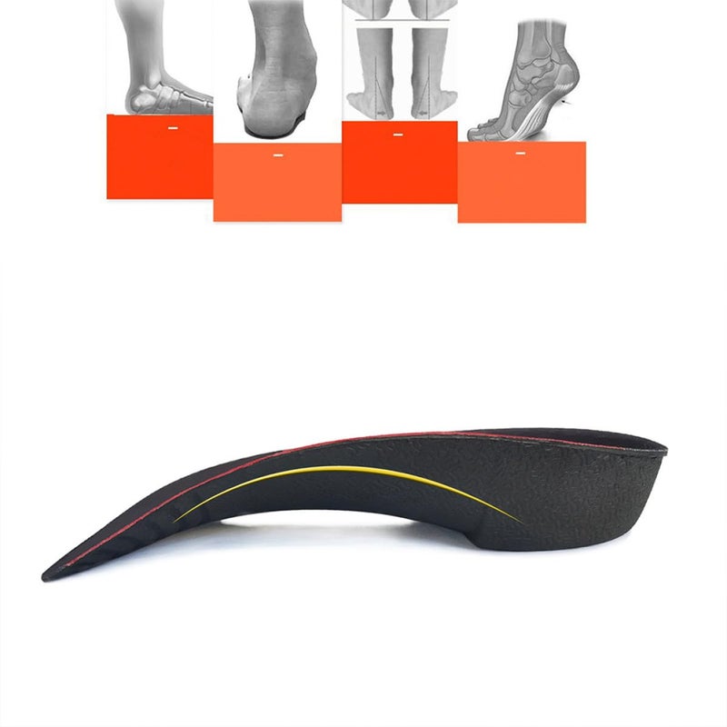 EVA Arch Support Insoles Size S 35 38 Heel Cushion Plantar Fasciitis Relief Shock Absorption - Image 3
