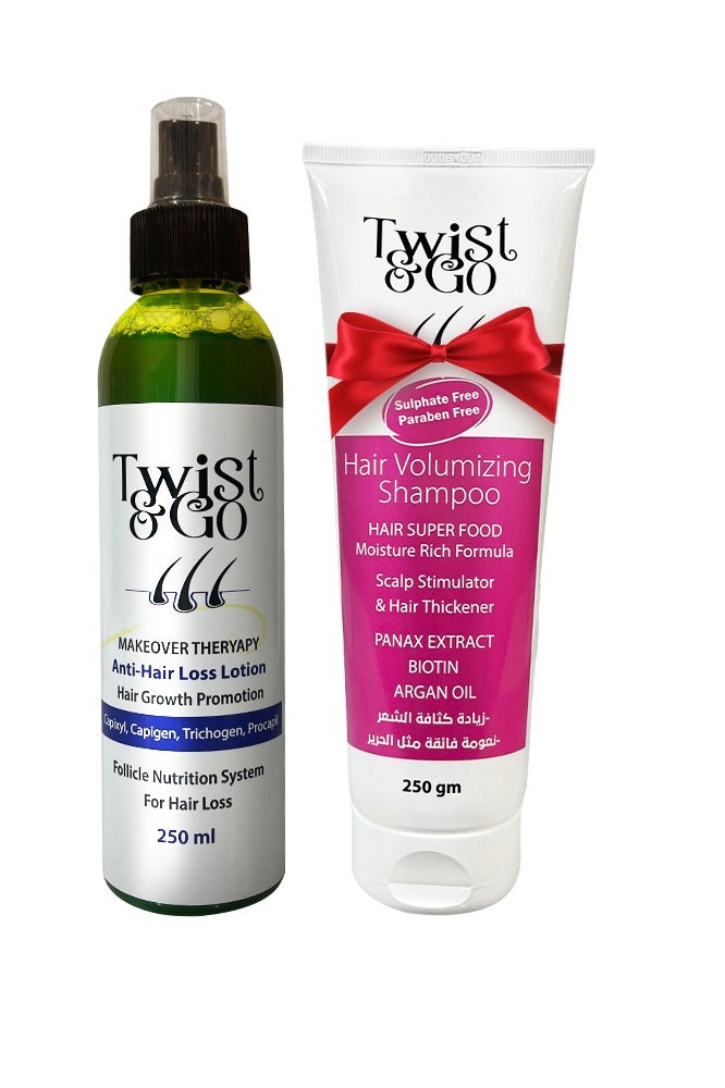  تويست اند جو  لوشن تويست آند جو المضاد لتساقط الشعر 250 مل + خصم 250 مل