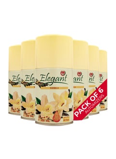 Elegant 6 Piece VANILLA Automatic Refill Spray Set 300ml  - Image 1