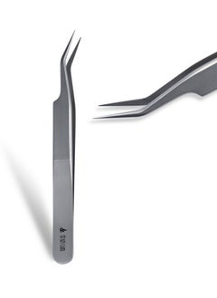 Stacy Lash Stl7 Curved Eyelash Extension Tweezerssupplies For False Lashes Isolation & Volume Extensionsprecision Applicator Toolbeauty Accessoriessharp Tweezer Tipeyelashes Tools  - Image 1