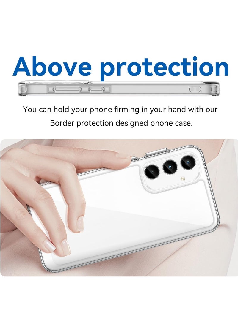 BORTONY Samsung S24 Case Crystal Clear Flexible Soft TPU Shockproof Protective Case Cover for Samsung Galaxy S24 6.2 inch - Image 5