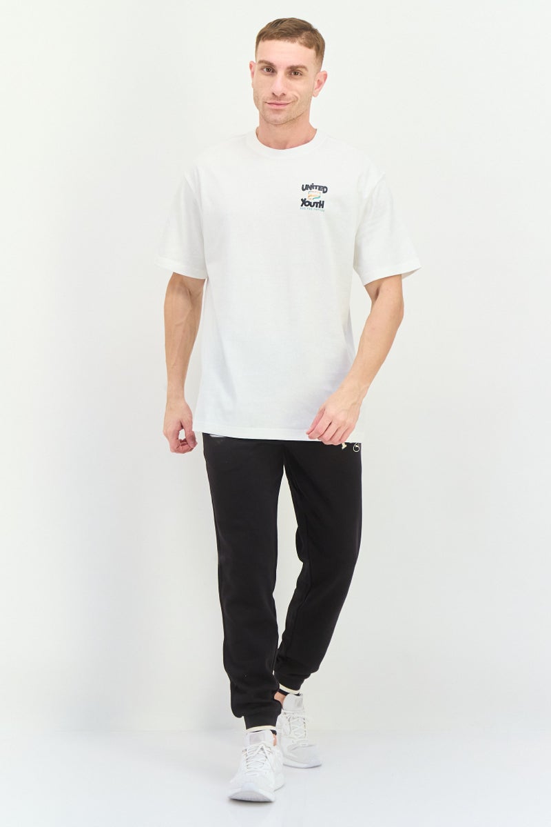 PUMA Men Relaxed Fit Short Sleeves Outdoor T-Shirt, White - Image 4