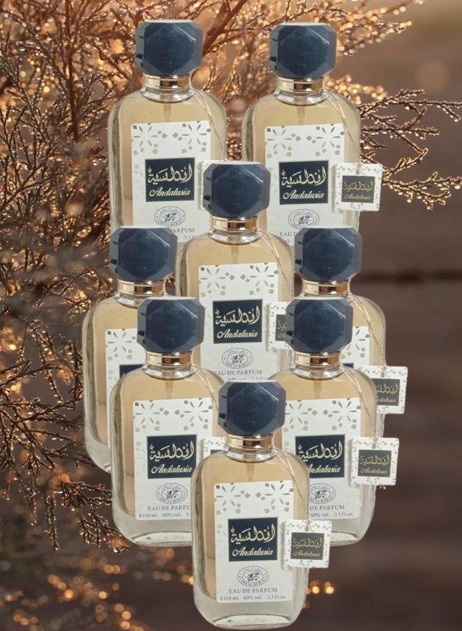 أرض الريحان 8 قطع عطر الأندلسية 100مل - Image 1
