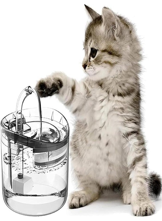 RtnSparsh Cat Water Fountain | Dog Water Fountain | 1.8L Automatic Pet Drinking Fountain with Quiet Pump, Transparent Bowl, Hygienic Water Dispenser for Cats, Dogs & Multiple Pets - Image 1