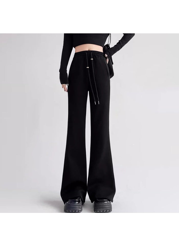 Generic Postpartum Maternity Bell-Bottoms Slim Fit Casual Pants Light gray  - Image 2