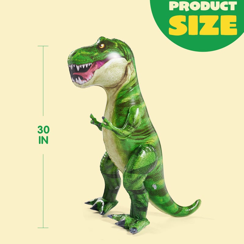 JOYIN 30â€ T-Rex Dinosaur Inflatable, Tyrannosaurus Rex Inflatable Dinosaur Toy for Party Decorations, Birthday Party Gift for Kids and Adults - Image 4